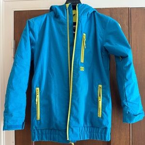 DC Vibrant Blue and Yellow Ski Jacket
